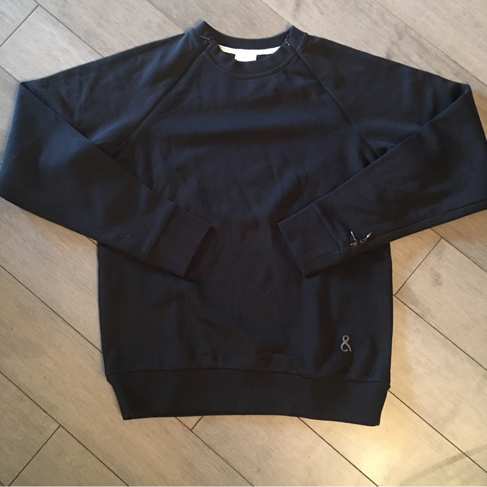 PORTOBELLOW Dialysis and Chemotherapy crewneck Sweatshirt BLACK small